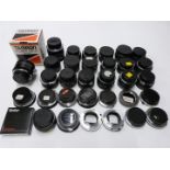 Camera lens adaptors and converters to include Adaptall 2 Olympus and Minolta, Tamron 2x