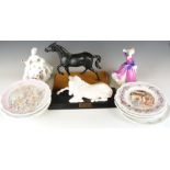 Royal Doulton Brambly Hedge and Wind In The Willows collector's plates, Royal Doulton figures/