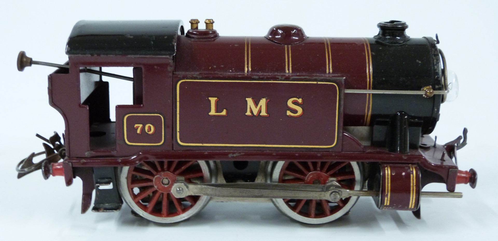 Hornby 0 gauge 20v electric LMS 0-4-0 tank locomotive, 70. - Image 2 of 5