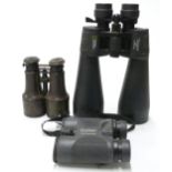 Bushnell 10 x 42 binoculars, Casartelli of Manchester bincoulars with marine, field and theatre