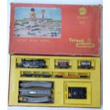 Tri-ang 00 gauge model railway goods train set, RDX, in original box.