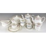 Approximately 76 pieces of Paragon dinner and tea ware decorated in the Belinda and Cherwell