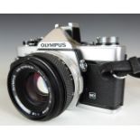 Olympus OM-2n SLR camera with 50mm 1:1.8 lens