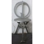 Australian cast aluminium G'Day chair by Brian Sayer and Christopher Connell, series 1 number 239