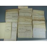 Approximately 30 c 1800 and later indentures relating to Leigh Park House Estate, now a hotel,
