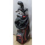 A set of golf clubs including Benross