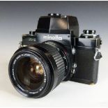 Minolta X-1 SLR camera with 35mm 1:1.8 lens