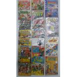 Eighteen Marvel and independent comic books including the Avengers 70, Captain America 126, 134