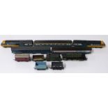 Eight Hornby, Mainline and Lima 00 gauge model railway locomotives and rolling stock including