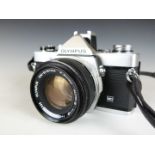 Olympus OM1n SLR camera with 50mm 1:1.8 lens