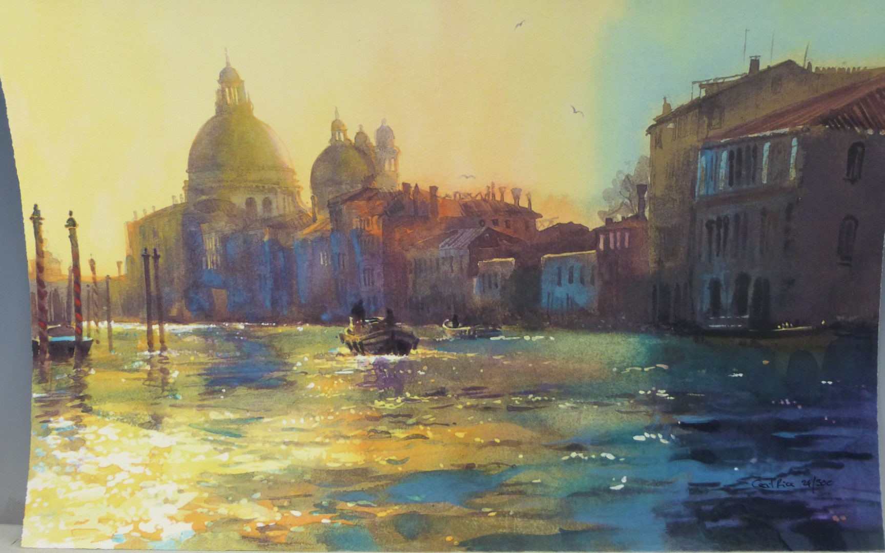 Cecil Rice (b1961) Venetian quartet, folio of four limited (of 300) edition prints of Venice, with - Image 11 of 13