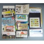 A box file of Malta and Australia stamps and presentation packs