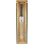 Gloucestershire County Cricket autographed cricket bat for 2000 season, with 21 signatures, in