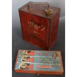 Shell Mex and BP Ltd vintage 2 gallon petrol can, together with a vintage Armstrong BSF Heli-coil