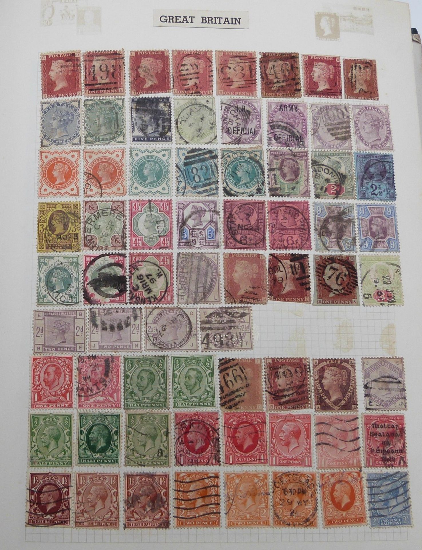 Eight all world Tower stamp albums, all well filled and arranged alphabetically covering all reigns - Image 15 of 17