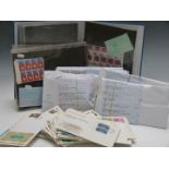 A collection of stamps including first day covers from 1965 - 1970s, one signed by Concorde crew