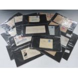 A collection of POW / prisoner of war stamp covers, some with annotations including four Boer War,