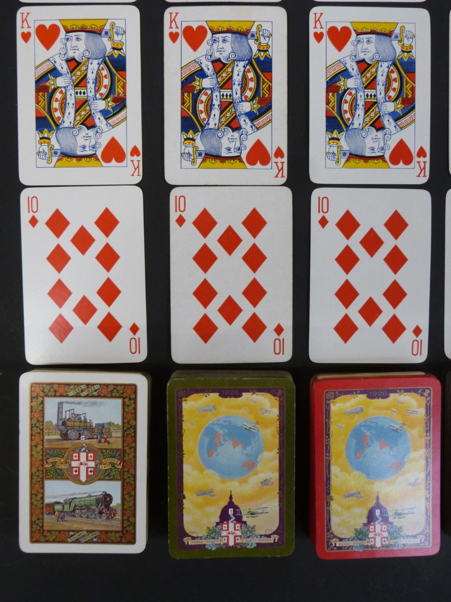 Five packs of Worshipful Company of Makers of Playing Cards playing cards, comprising 1925 centenary - Image 3 of 5