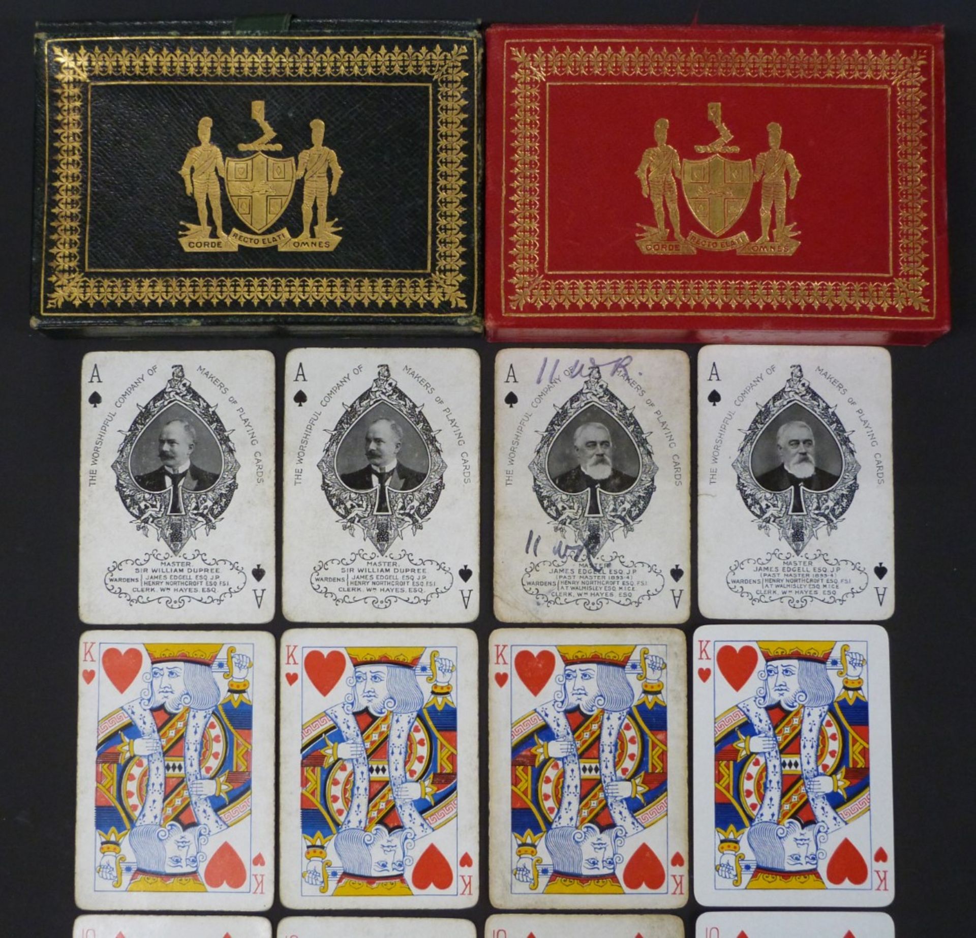 Four packs of Worshipful Company of Makers of Playing Cards playing cards, comprising two double - Image 3 of 4