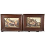 Evacustes A Phipson (1854-1931) early 20thC pair of watercolours of Gloucester, each signed, dated