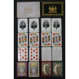 Two double packs of Worshipful Company of Makers of Playing Cards WW1 interest playing cards,