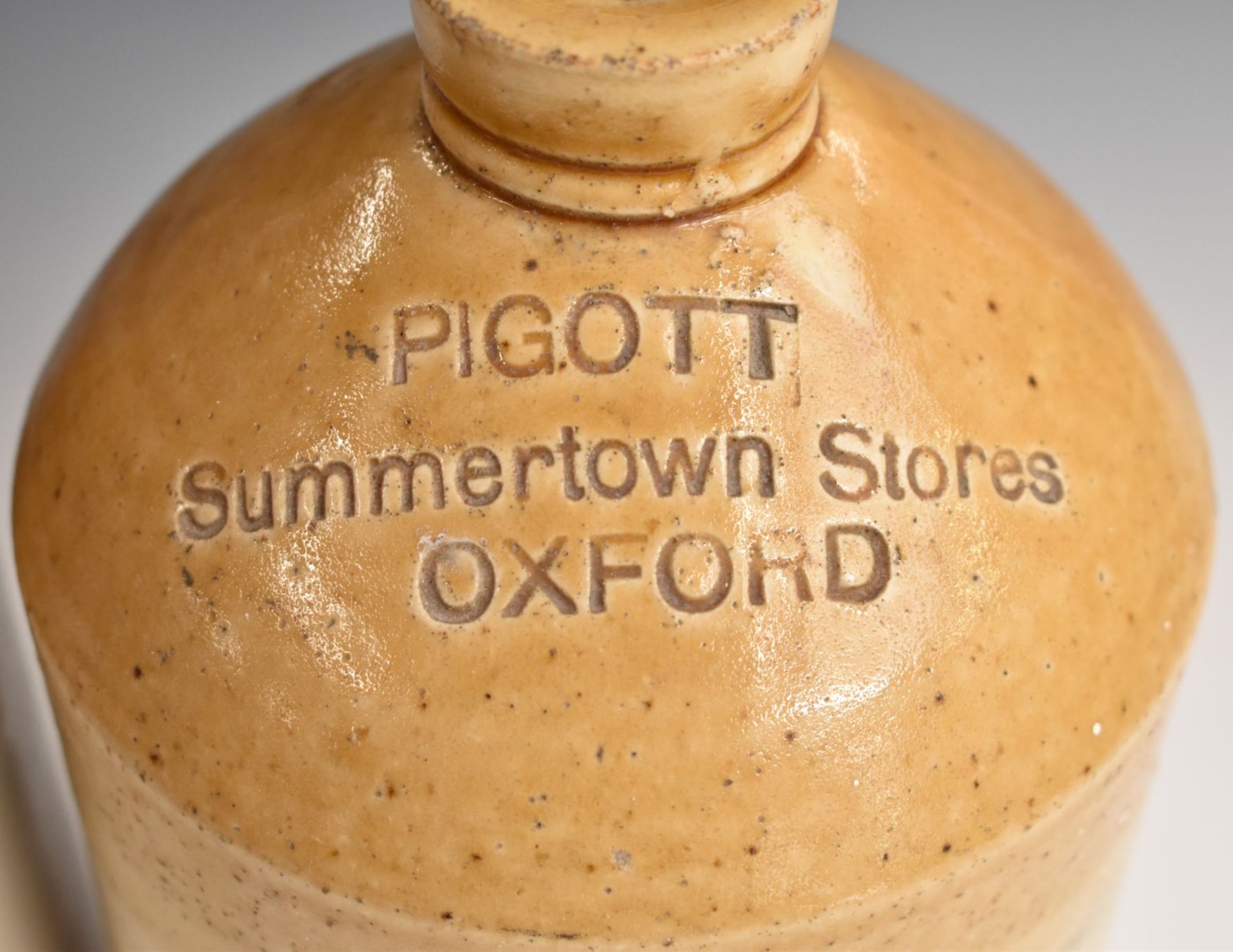 Two stoneware flagons for Pigott Summertown Stores, Oxford and Scotts Botanical Brewers, Bolton, - Image 3 of 3