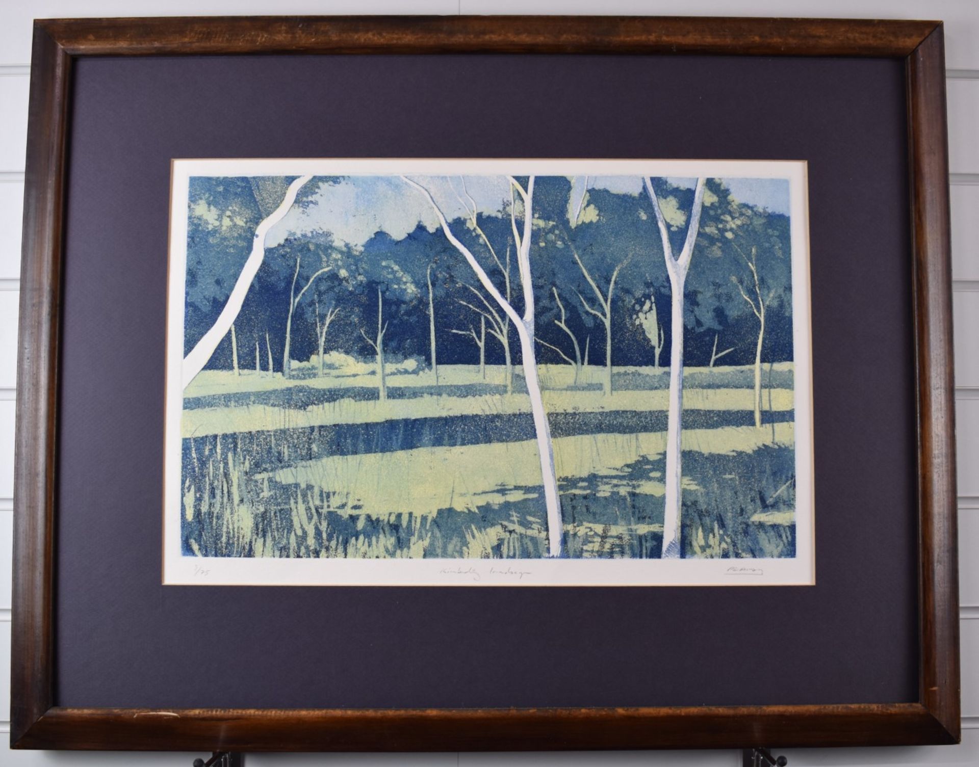 Limited edition (3/75) print 'Kimberley Landscape' Australia, indistinctly signed possibly P E - Image 2 of 6