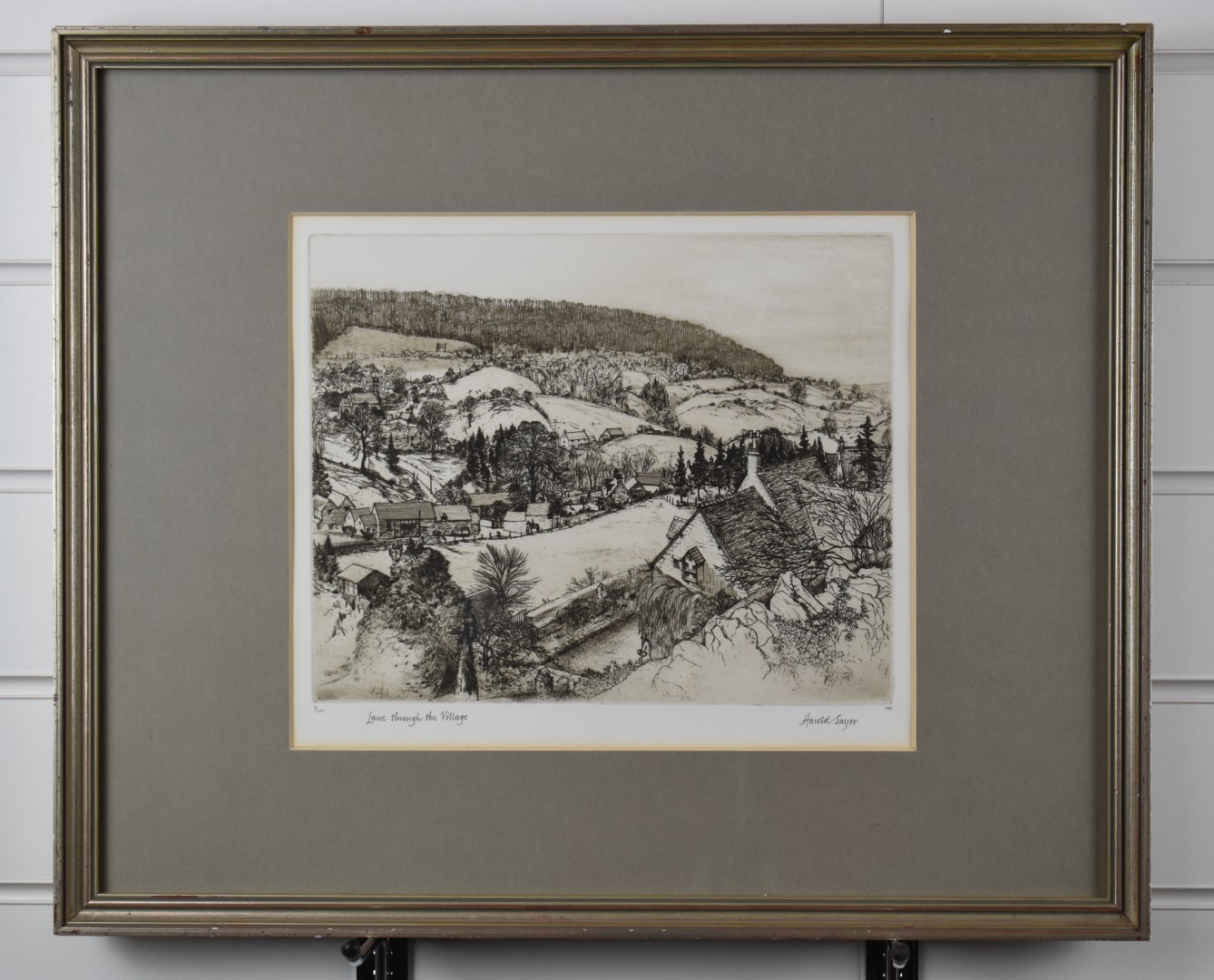 Harold Sayer pair of signed limited edition 89/100 and 6/200 etchings 'Lane Through The Village' and - Image 6 of 10