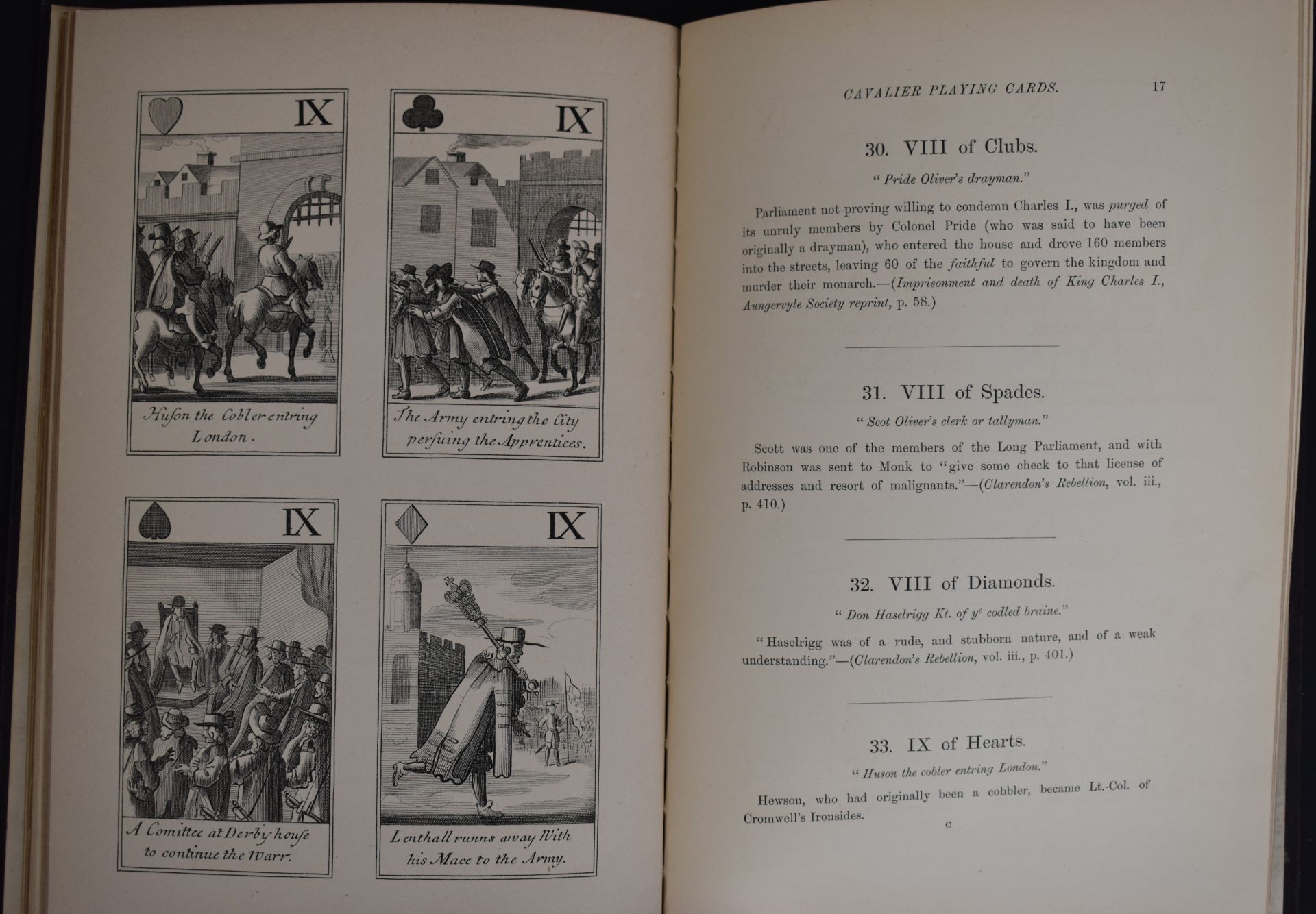 A pack of Cavalier Playing Cards (Temp. Charles II) illustrated in facsimile, by Goldsmid 1886 - Image 4 of 4