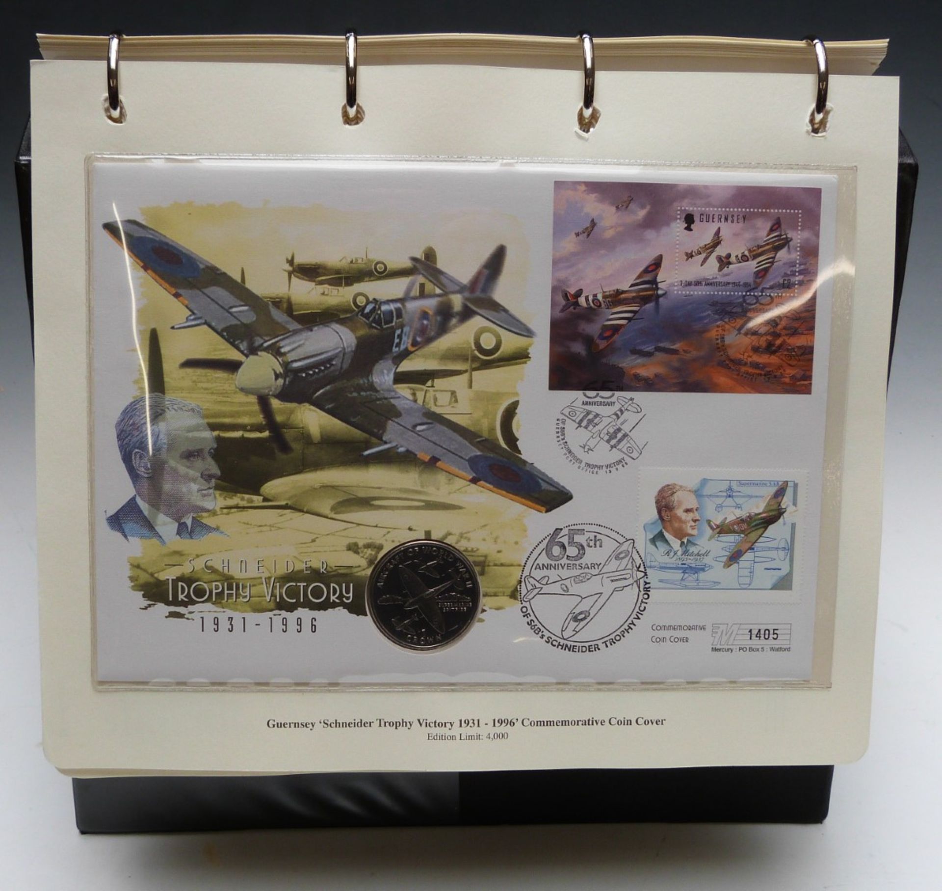 An album of aviation heritage interest covers and coin/stamp cover - Image 2 of 3