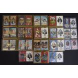 Thirty six packs of Worshipful Company of Makers of Playing Cards playing cards, comprising eighteen