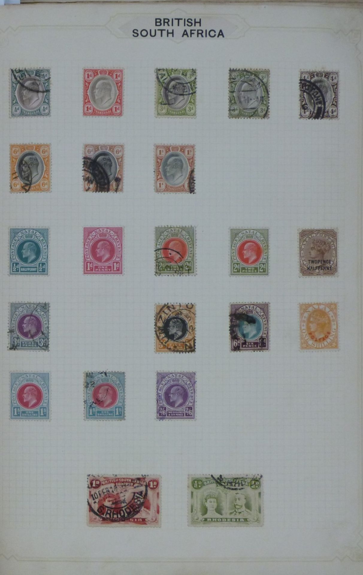 Simplex blank album with well presented mainly Edwardian era all world stamps including Empire - Image 2 of 18
