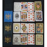 Four packs of Worshipful Company of Makers of Playing Cards playing cards, comprising,1893 by