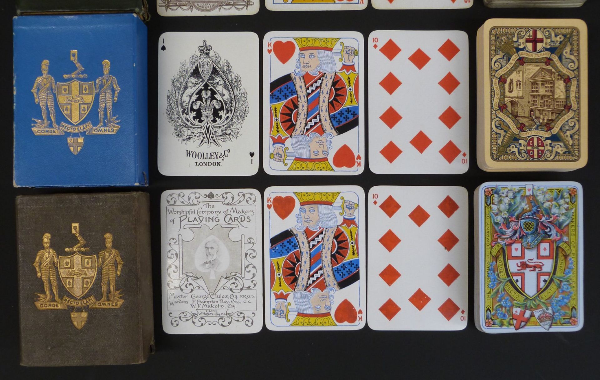 Four packs of Worshipful Company of Makers of Playing Cards playing cards, comprising 1884 by - Image 2 of 3