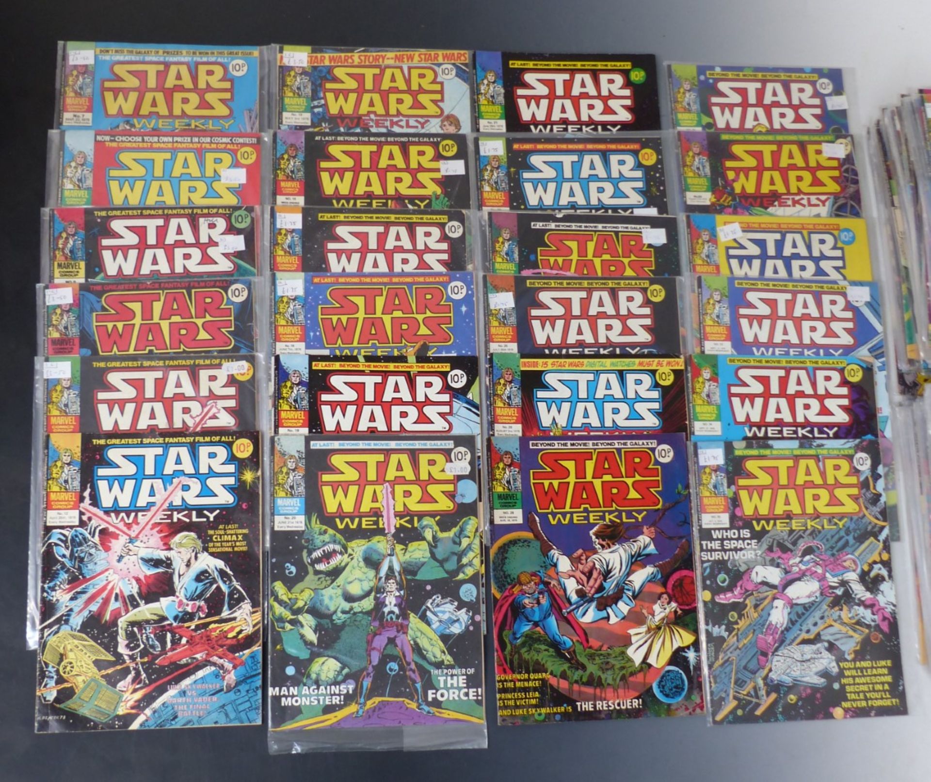 One-hundred-and-forty-six Marvel Star Wars Weekly comics dating from 1978-1979. - Image 2 of 3
