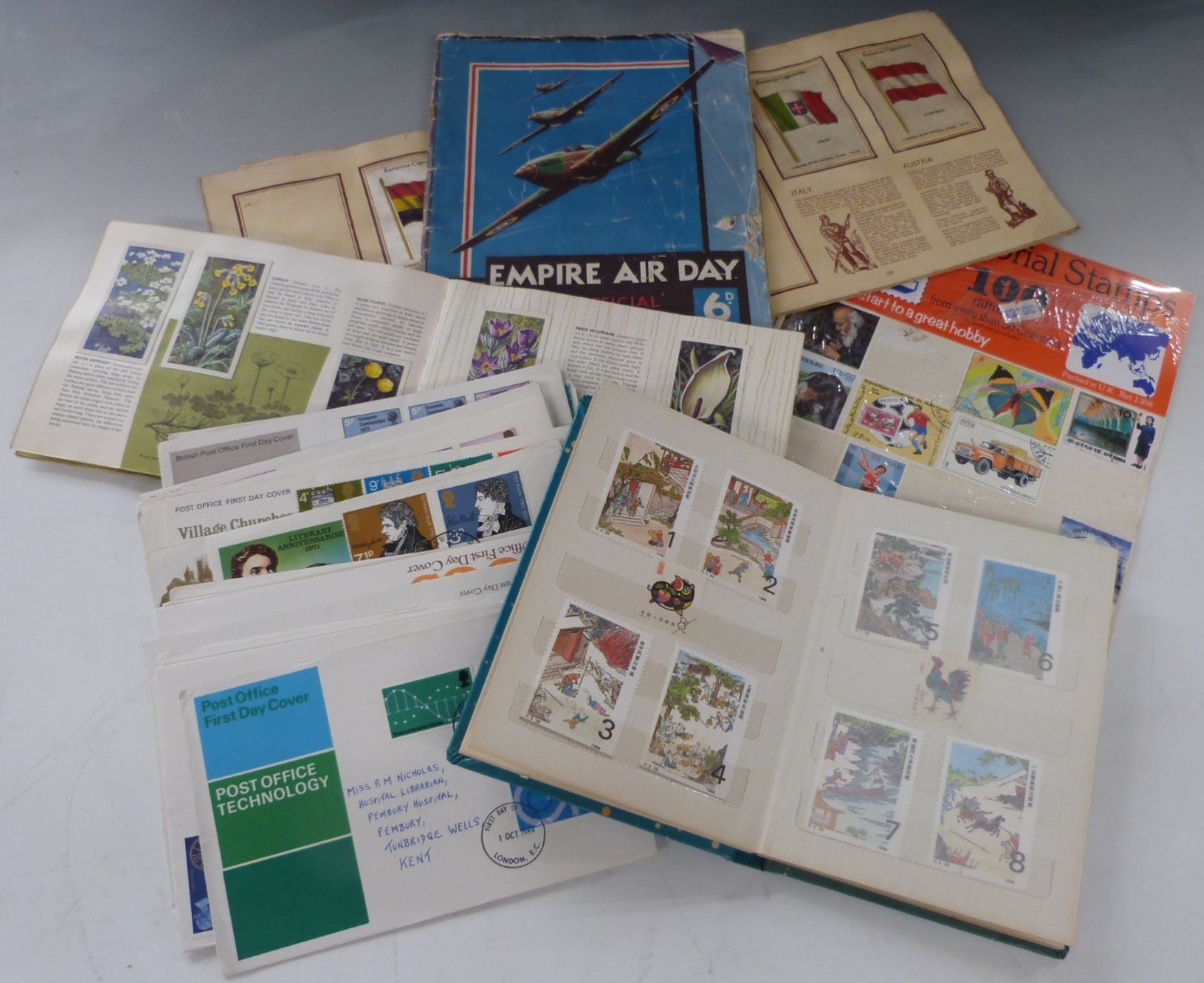 Large collection of first day covers, 1970-1980s, several all world stamp albums, ten packs of - Image 3 of 4