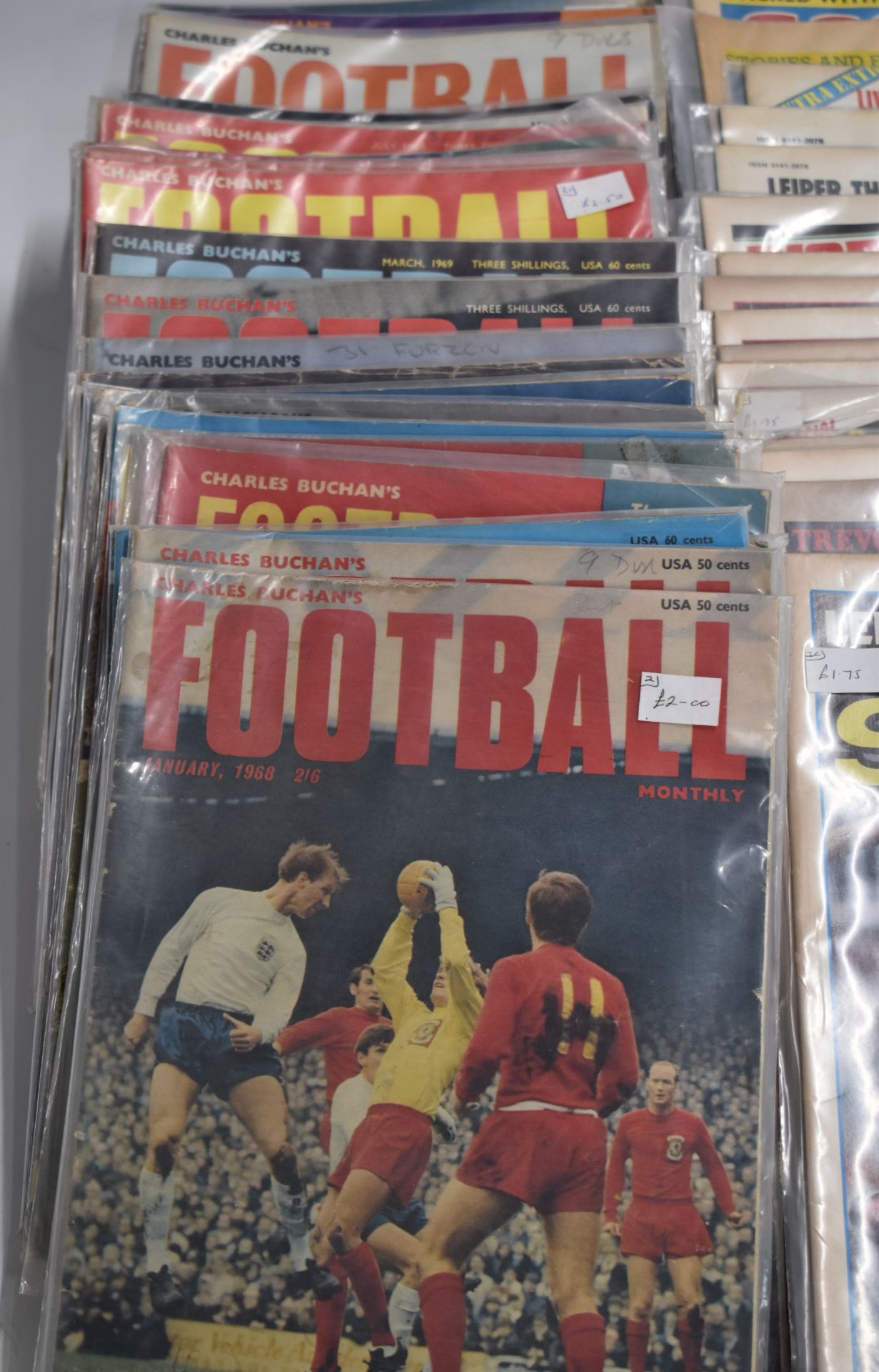 Fifty-five football related magazines comprising 32 Chares Buchan Football Magazine dating from - Image 2 of 4