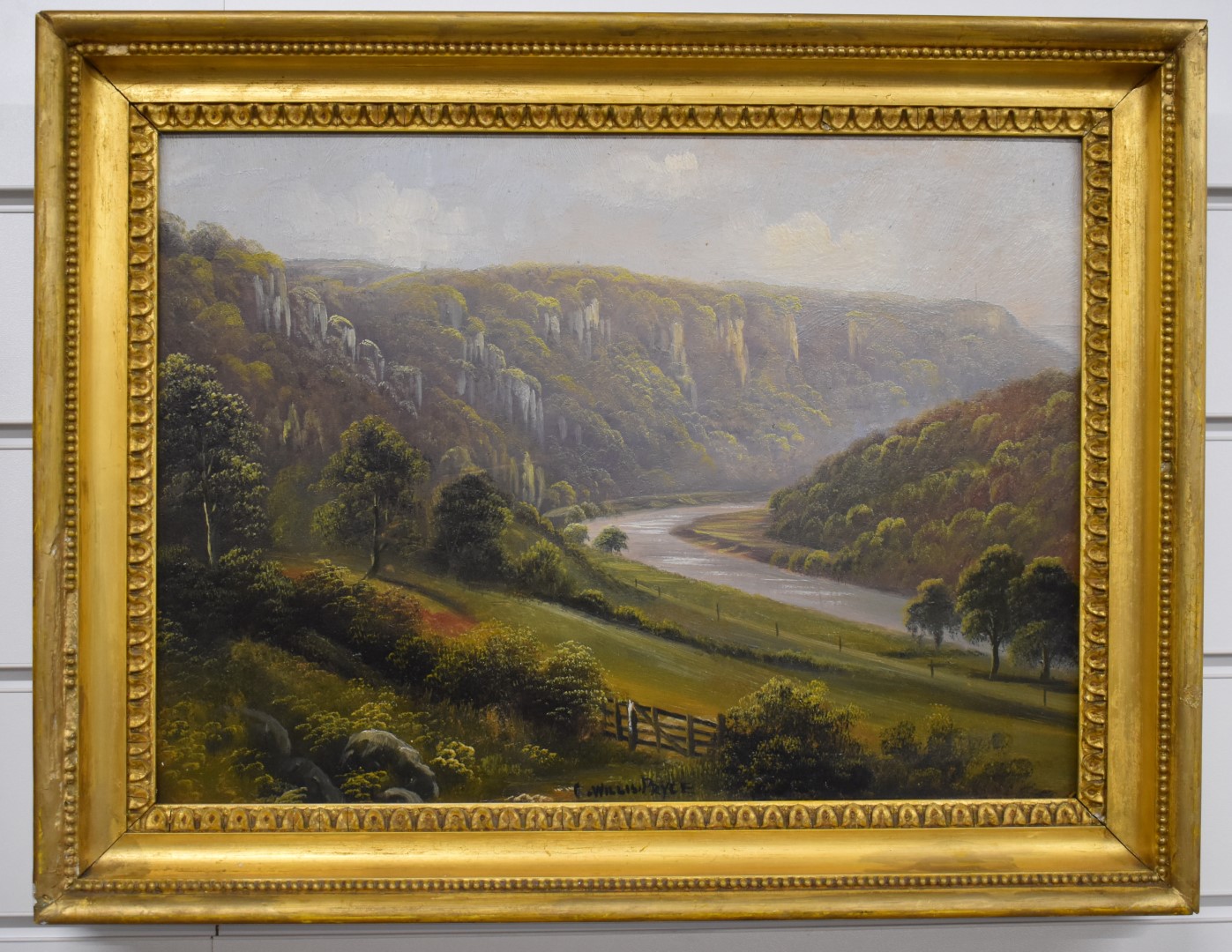 George Willis Pryce (RSA, RWS, 1866-1949), seven River Wye interest oil paintings, most depicting - Image 3 of 23