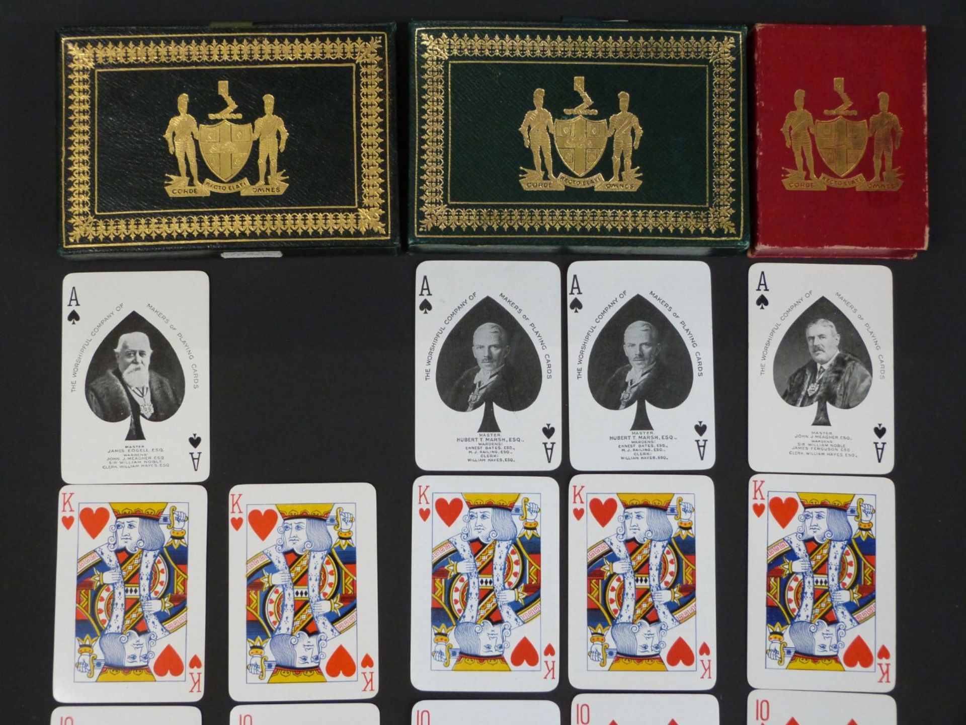 Five packs of Worshipful Company of Makers of Playing Cards playing cards, comprising 1925 centenary - Image 2 of 3