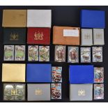 Fourteen packs of Worshipful Company of Makers of Playing Cards playing cards, comprising seven