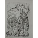 Cecil Collins RA (1908-1989) limited edition (25/30) etching of a dancing figure, signed and dated