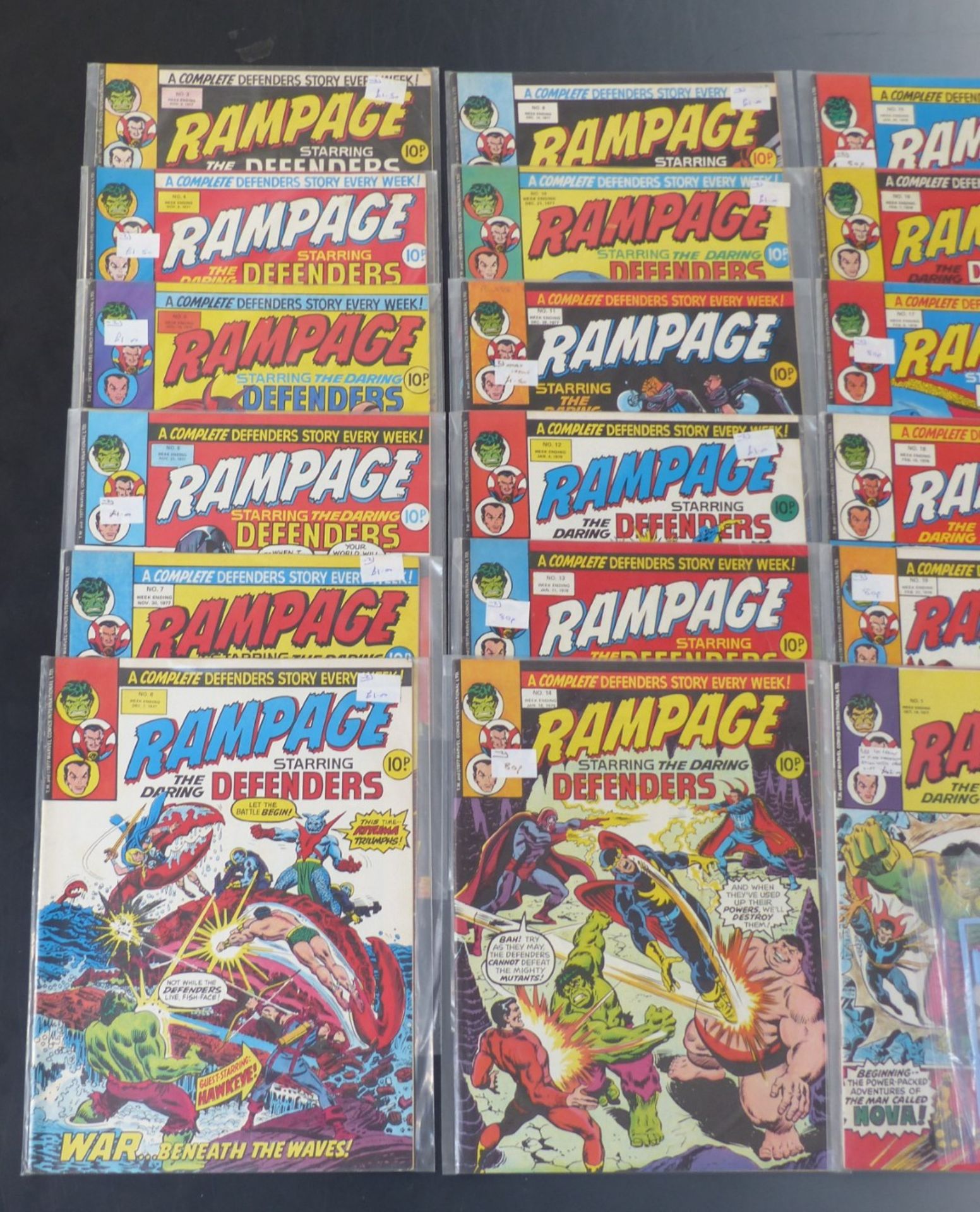 The first 25 issues of Marvel Rampage comic including the first two with free gifts. - Image 3 of 4
