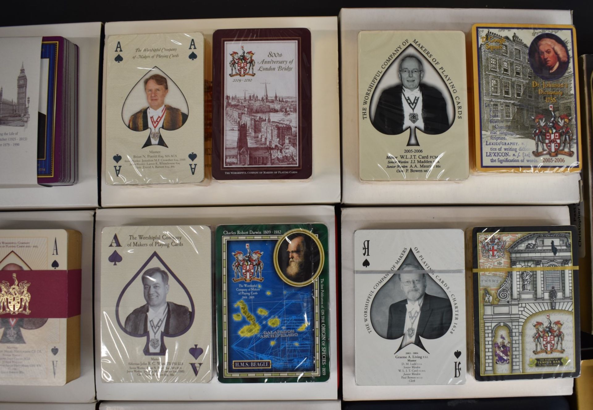 Thirty six packs of Worshipful Company of Makers of Playing Cards playing cards, comprising eighteen - Image 5 of 6