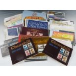 A large collection of mint presentation packs and booklets, face value in excess of £190, most