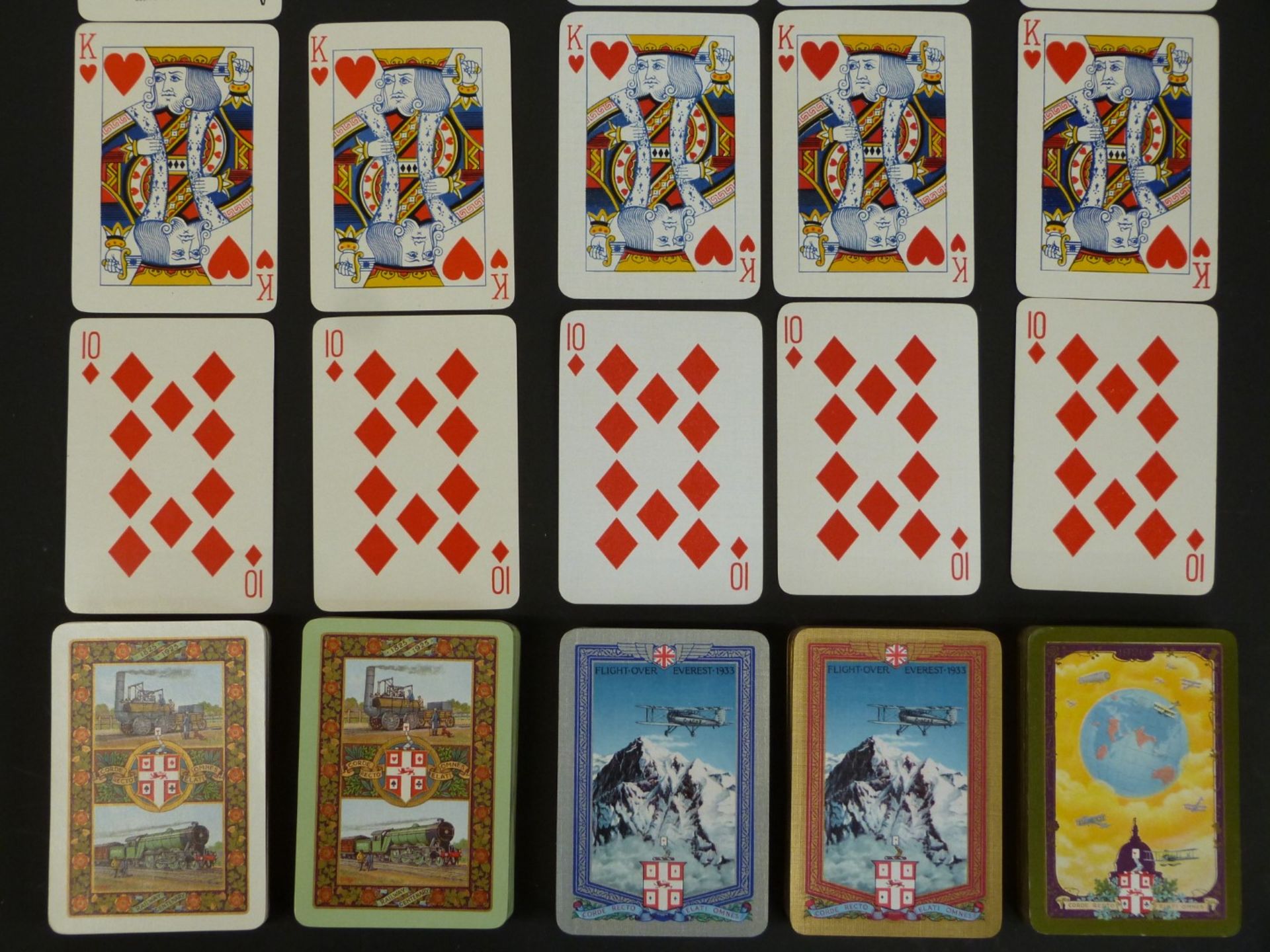 Five packs of Worshipful Company of Makers of Playing Cards playing cards, comprising 1925 centenary - Image 3 of 3