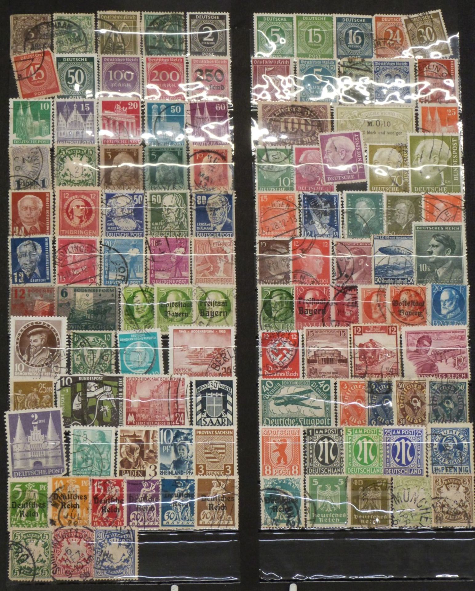 A large collection of all world stamps in loose stock sheets, all reigns, some mint GB, New - Image 6 of 8