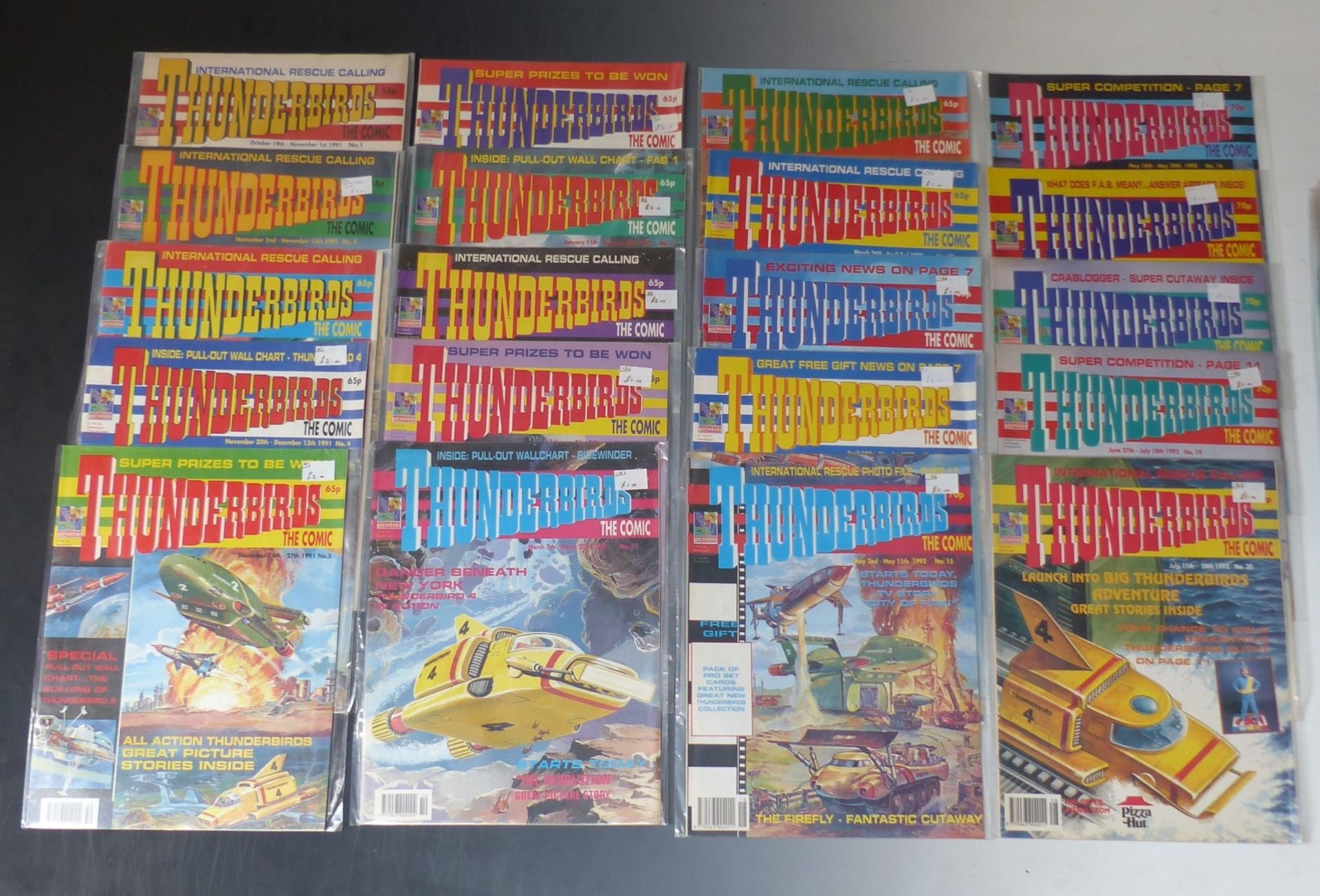 One-hundred-and-thirty-five Thunderbirds and Stingray comics including a run of Thunderbirds 1-67, - Image 2 of 4