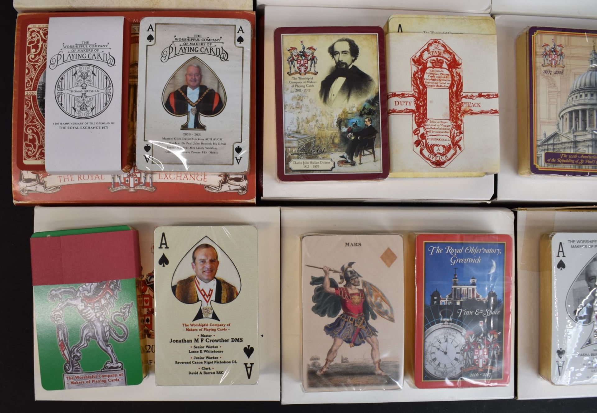 Thirty six packs of Worshipful Company of Makers of Playing Cards playing cards, comprising eighteen - Image 3 of 6