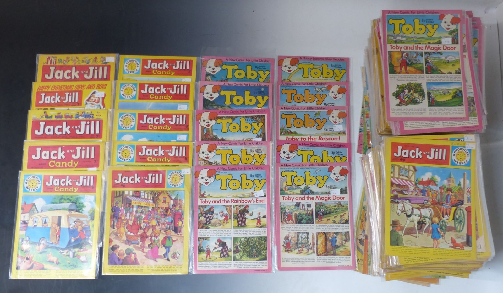 Over 400 children's comics including Little Star, Playhour, Jack and Jill, Bimbo, Storytime,