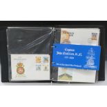 An album containing over eighty first day covers, Isle of Man and Guernsey